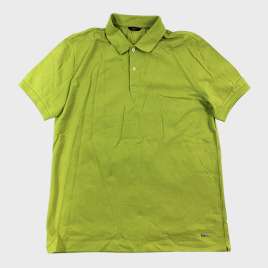 Massimo Dutti Pistachio Polo Shirt - Size Large