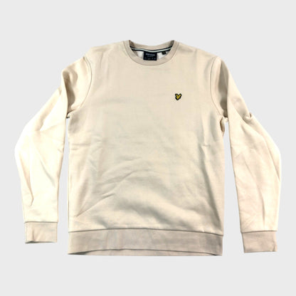 Lyle & Scott Ecru Crew Neck sweatshirt - Size Medium