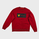 Lyle & Scott Red Logo Crew Neck sweatshirt - Size Medium