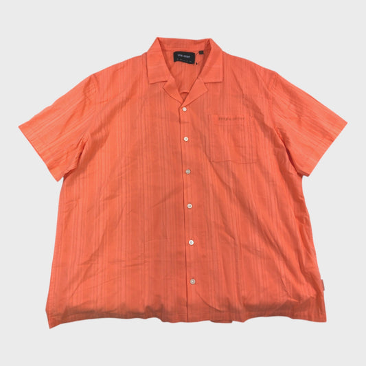 Lyle & Scott Peach Textured Shirt  - Size 2XL