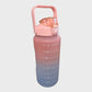 Assorted Gradient Coloured 2 Litre Water Bottle With Carry Handle