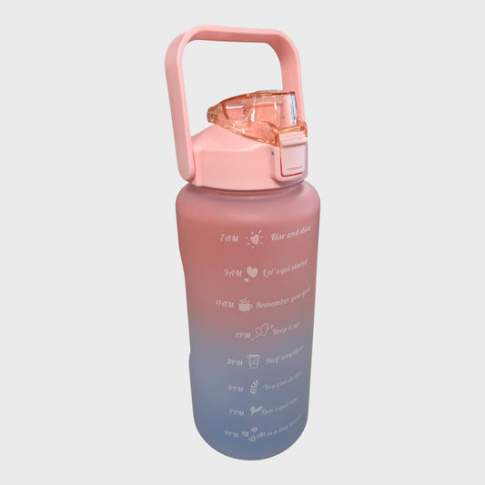 Assorted Gradient Coloured 2 Litre Water Bottle With Carry Handle