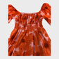 Branded Orange Flounce Playsuit