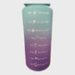 Assorted Gradient Coloured 2 Litre Water Bottle With Carry Handle