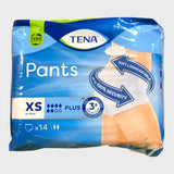 Tena Disposable Pants Size XS - 14 Pairs