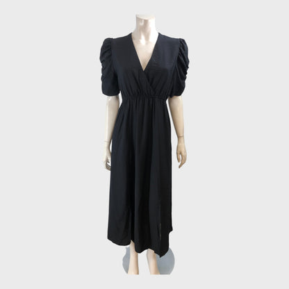Short Sleeve Midi Dress