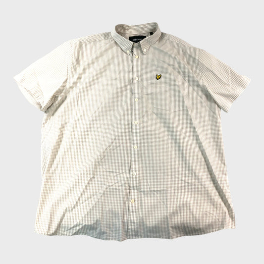 Lyle & Scott Beige Gingham Check Shirt - Size 2XL