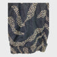 Women's Black and Gold Animal Print Hareem Trousers