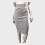 James Perse Grey Heavy Rib Skinny Skirt - Size 8