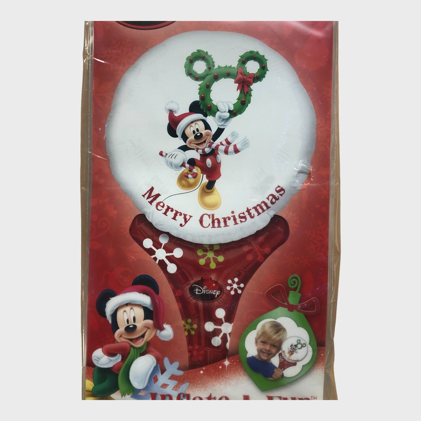 Mickey Mouse Inflate - A - Fun Pack of 5 Christmas Balloons