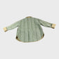 Branded Women's Quilted Jacket Green Cotton Button Up