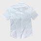 RIVER ISLAND Short Sleeve Shirt Men's Regular Fit White Button-Up