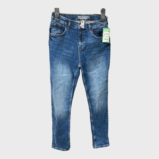 Blue Straight Fit Kids Jeans