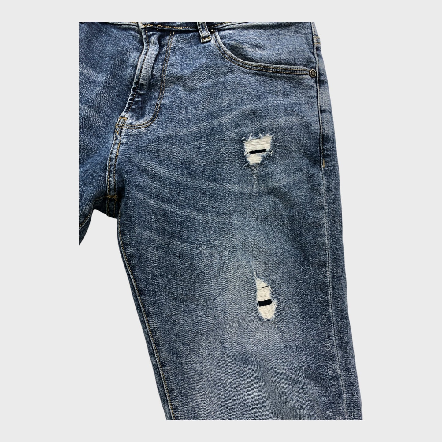 883 Police Slim Distressed Jeans - Waist 30"