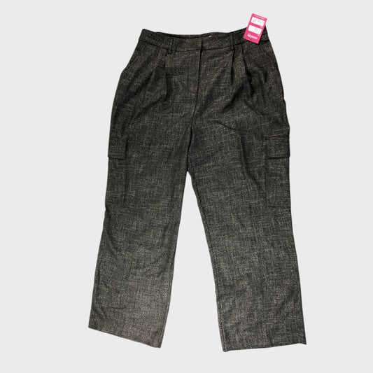 Branded Dark Grey Cargo Trousers