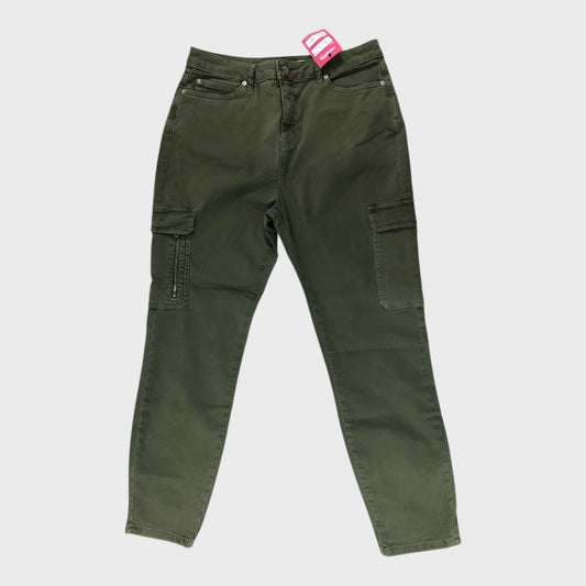 Branded Khaki Cargo Trousers