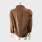 Brown Leopard Print Denim Jacket