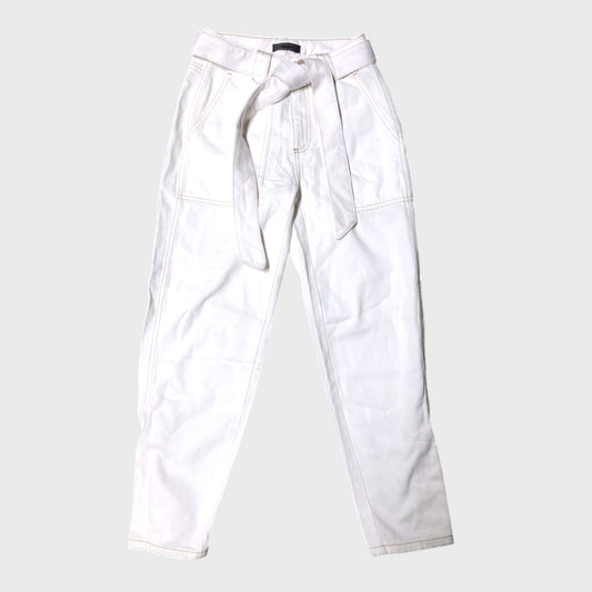 Branded Off-White Capri Trousers