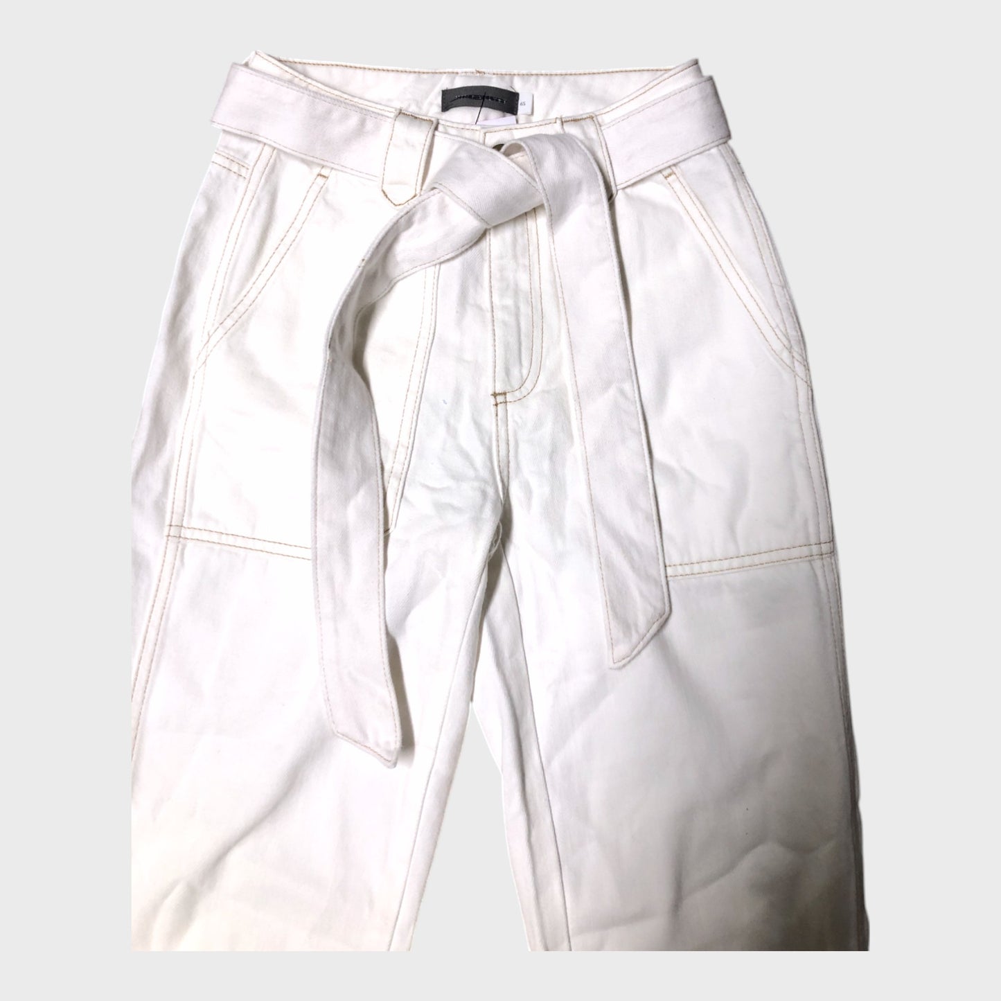 Branded Off-White Capri Trousers