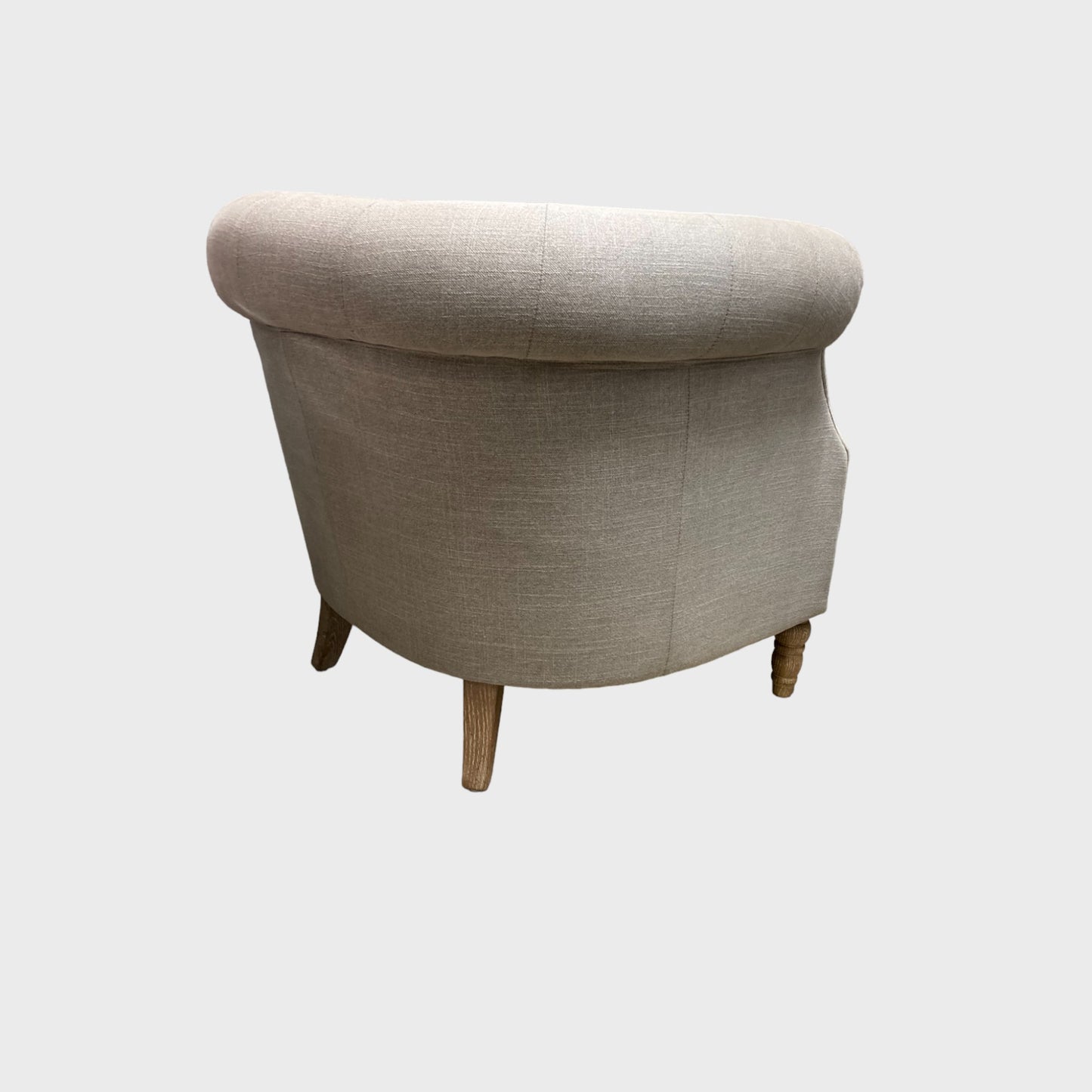 Light Taupe Designer Tub Chair  **collection only