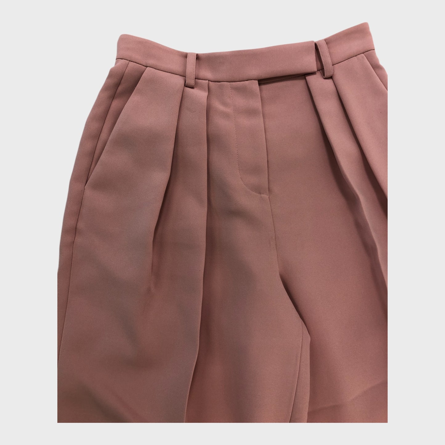 Branded Pink Tailored Pleated Trousers