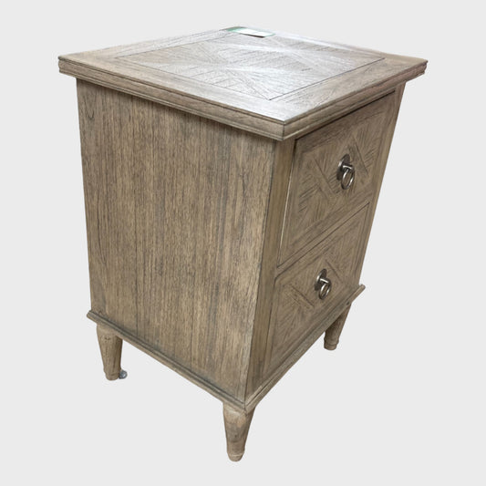 Ash Solid Wood Bedside Table ** collection only