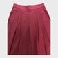 Branded Pink Pleated Wide Leg Trousers - Size 16