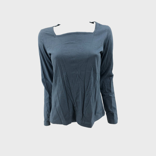 Branded Blue Long Sleeve T-Shirt