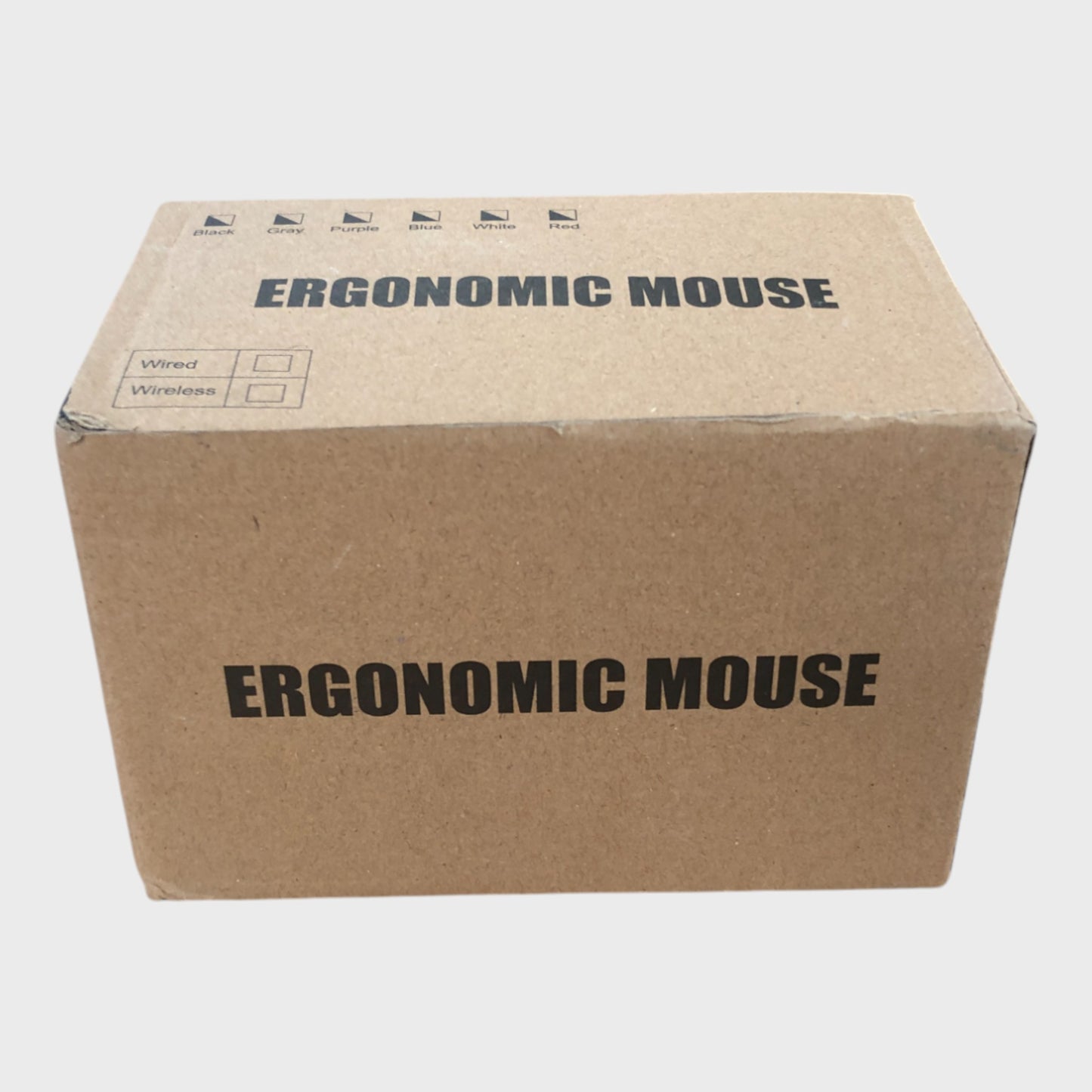 Ergonomic Black Wireless Mouse
