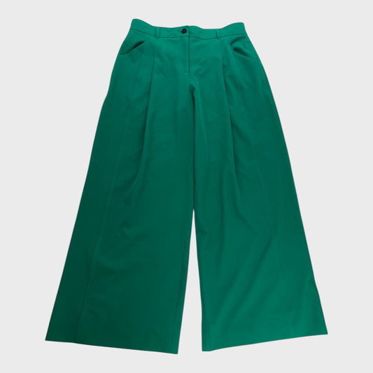 Branded Orchid Green Wide Leg Trousers - Size 16
