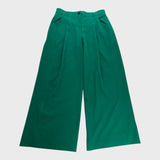 Branded Orchid Green Wide Leg Trousers - Size 16