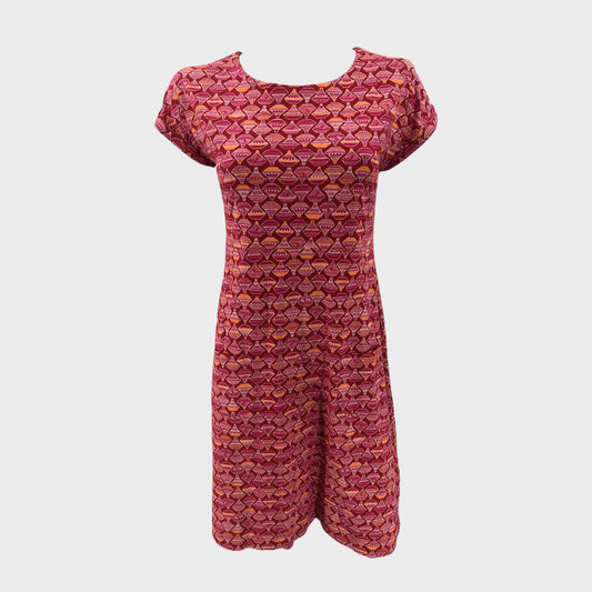 Branded Red Tallahassee Organic Printed Jersey Dress