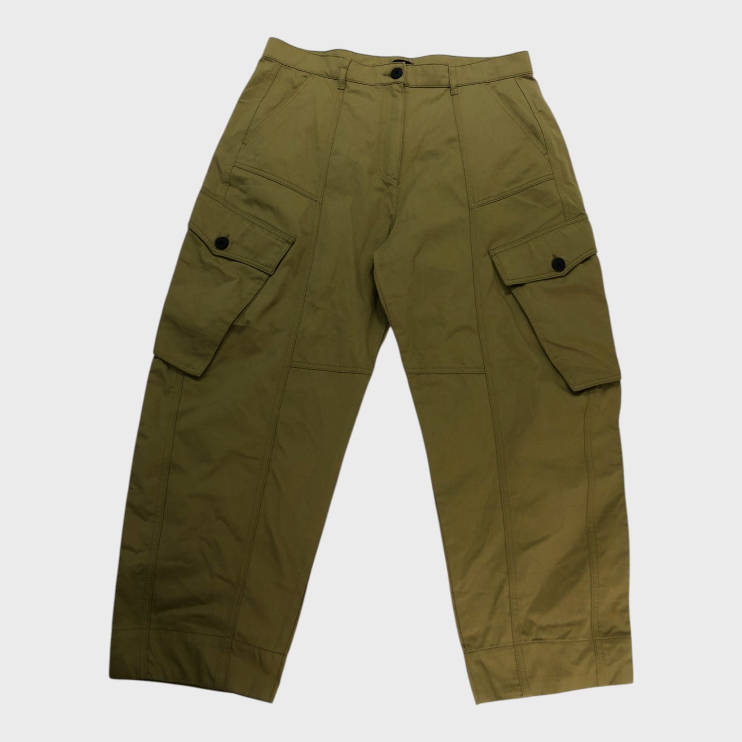 Branded Tan Tapered Trousers - Size 18