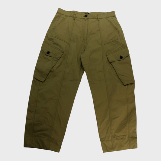Branded Tan Tapered Trousers - Size 18