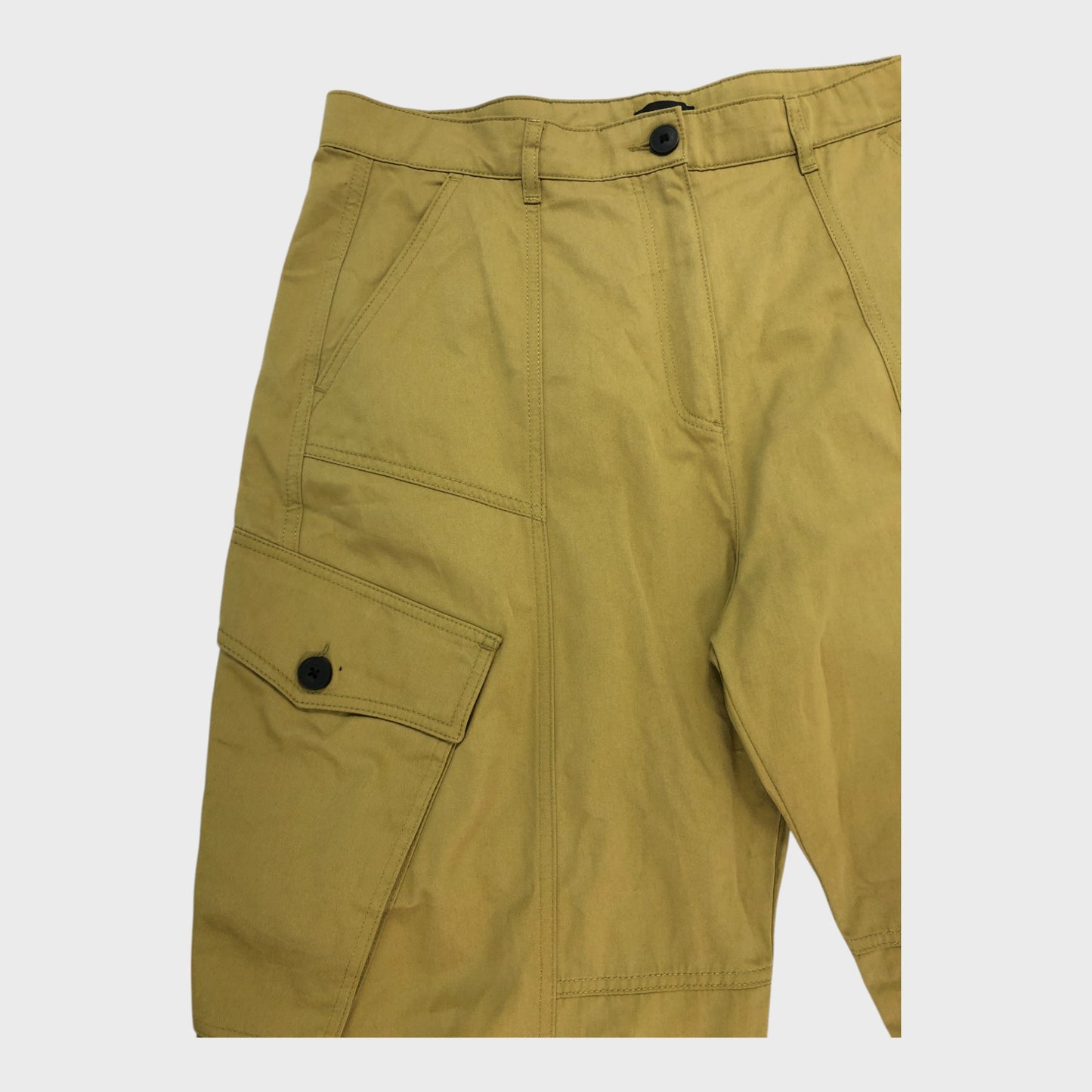 Branded Tan Tapered Trousers - Size 18