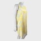 Branded Yellow Floral Summer Dress - Size 10