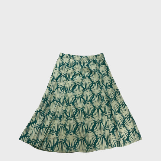 Branded Green Jersey Skirt - Size 12