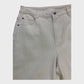 Branded White Cropped Jeans - Size 12
