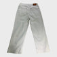 Branded White Cropped Jeans - Size 12