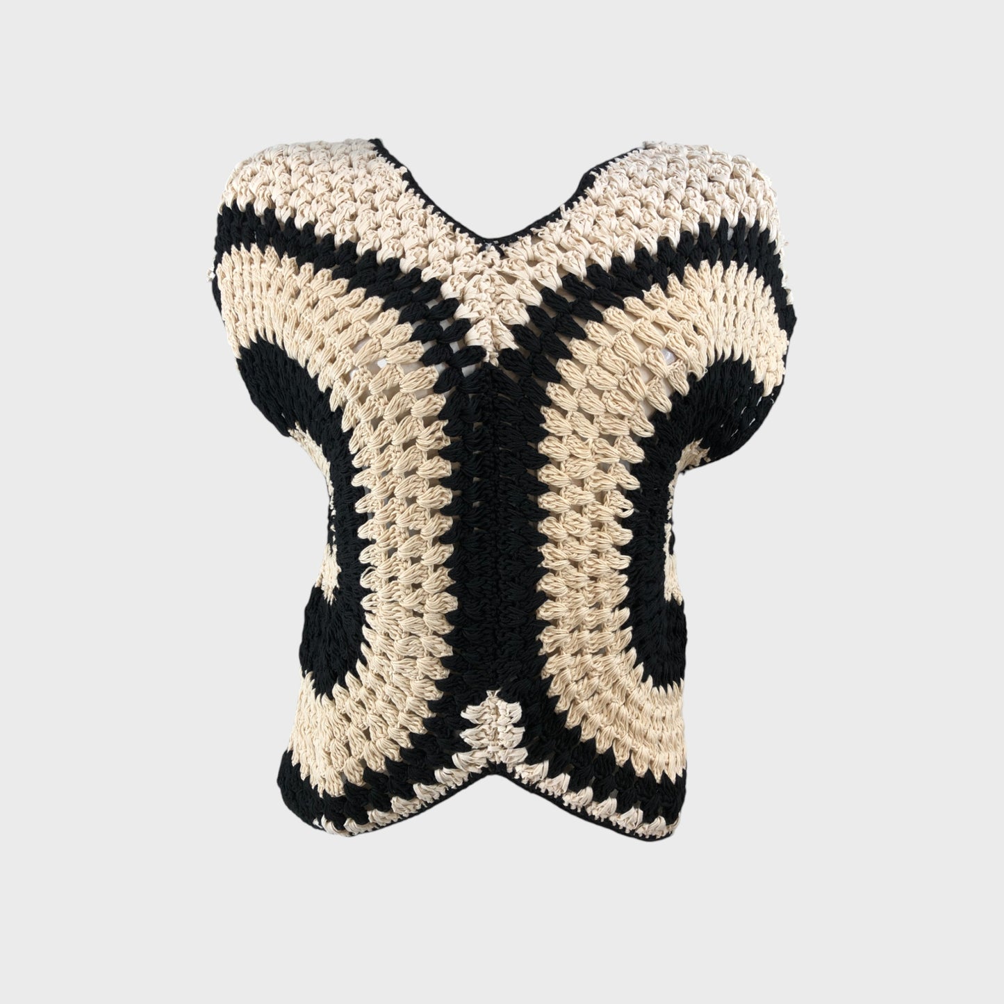 Massimo Dutti Crochet Sweater - Size 10