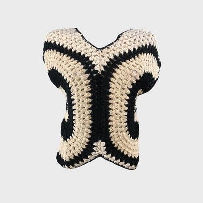 Massimo Dutti Crochet Sweater - Size 10