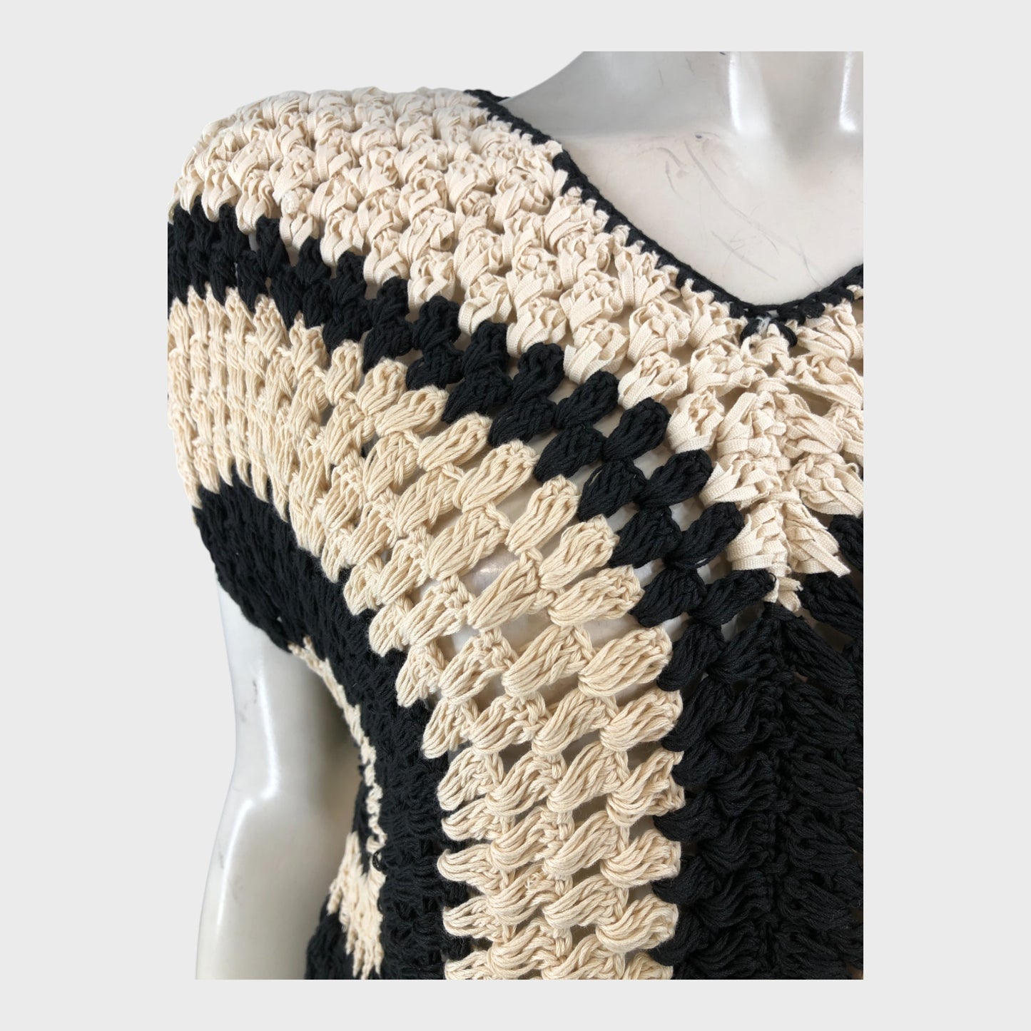 Massimo Dutti Crochet Sweater - Size 10
