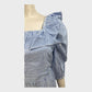 Branded Blue/White Stripe Ruffle Dress