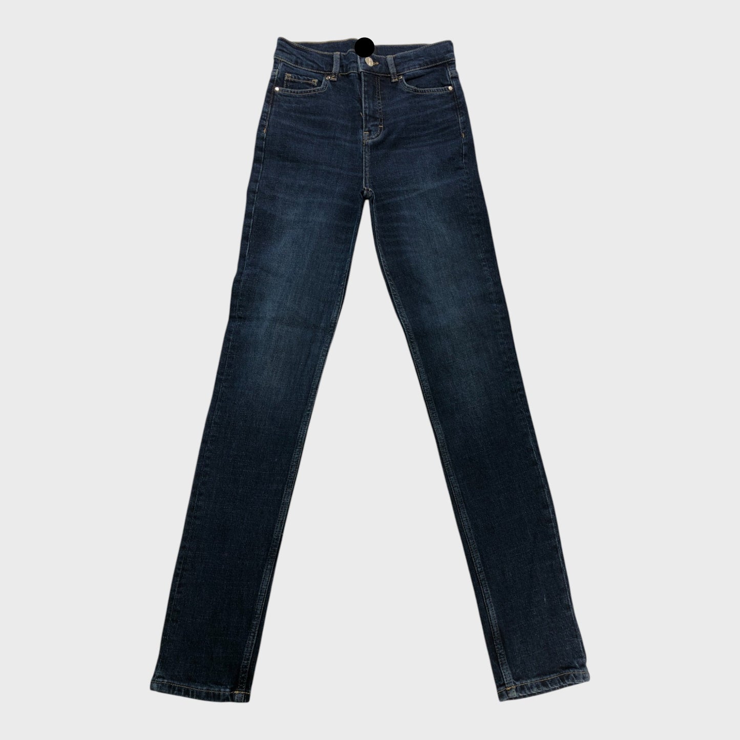 Branded Dirty Blue Skinny Jeans - Size 6