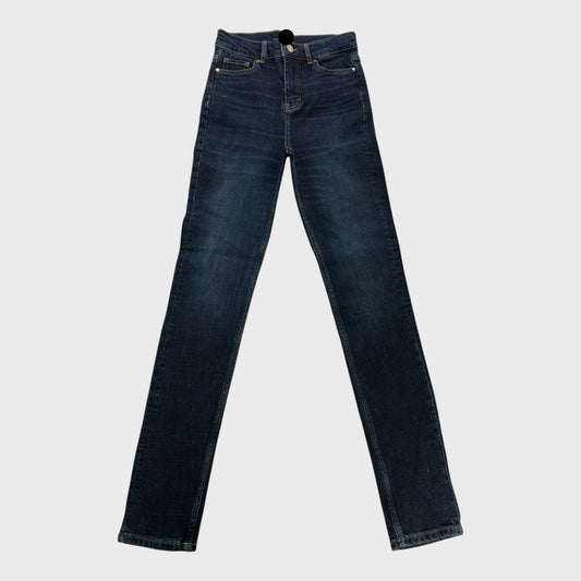 Branded Dirty Blue Skinny Jeans - Size 6