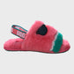 UGG Watermelon Fluffy Slippers - Size 10 Youth