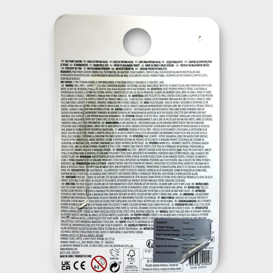 PS MINI Trick or Treat Face Paint Crayons 4 Pack Easy On Off