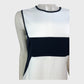 Branded Ivory Colourblock Dress - Size 12