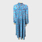 Kitri Blue Cherry Maxi Dress - Size 18