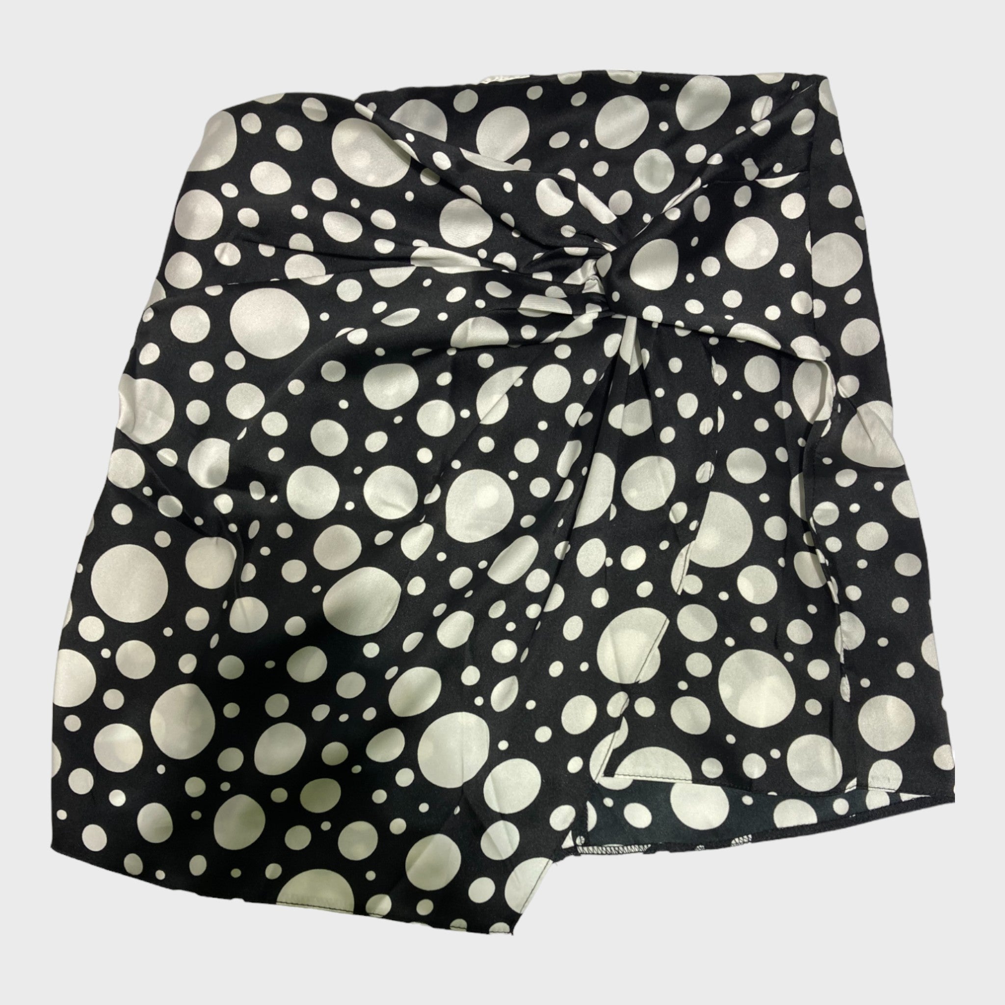 Mini Polka Dot Wrap Skirt